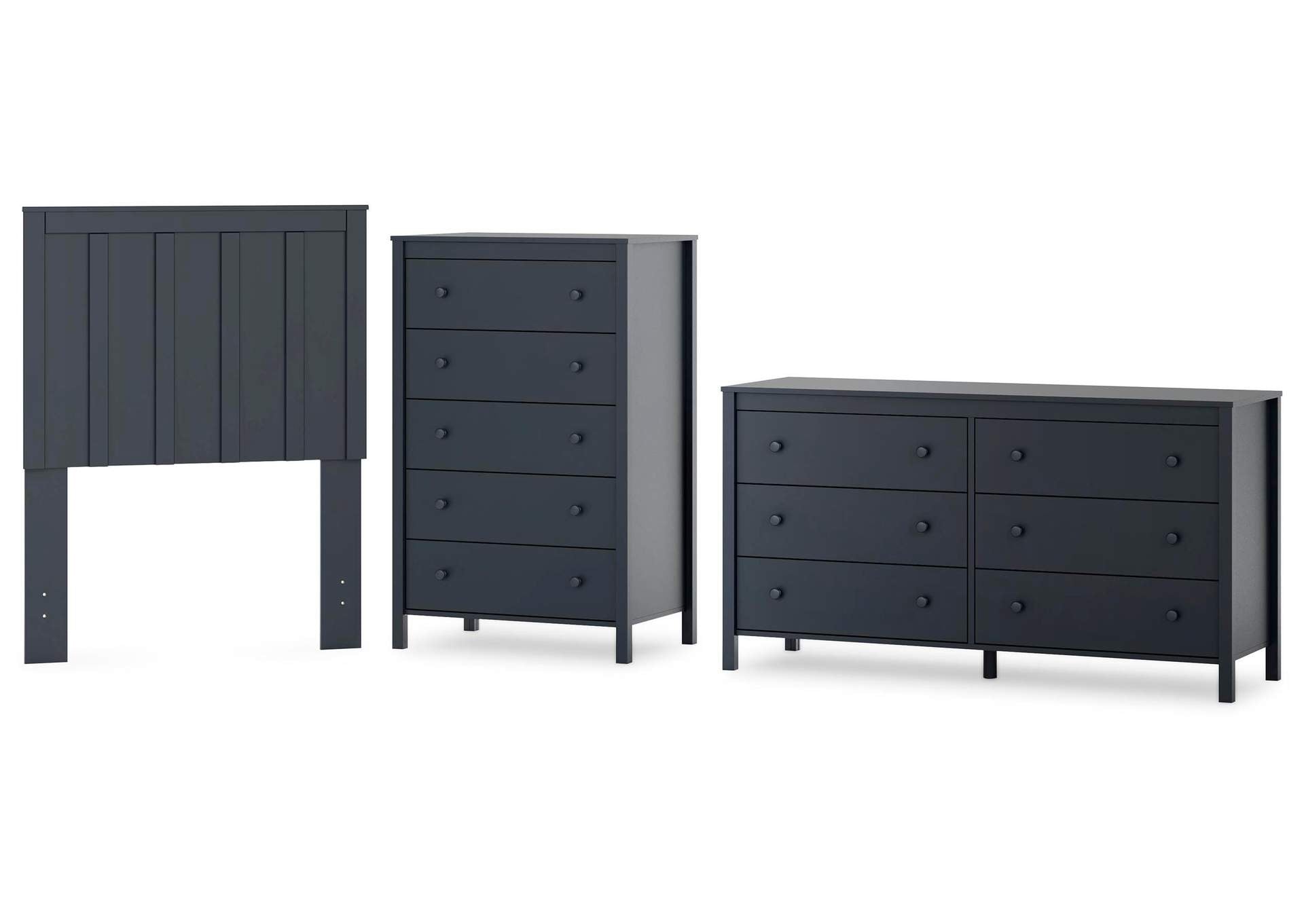 Simmenfort Twin Panel Headboard, Dresser and Chest