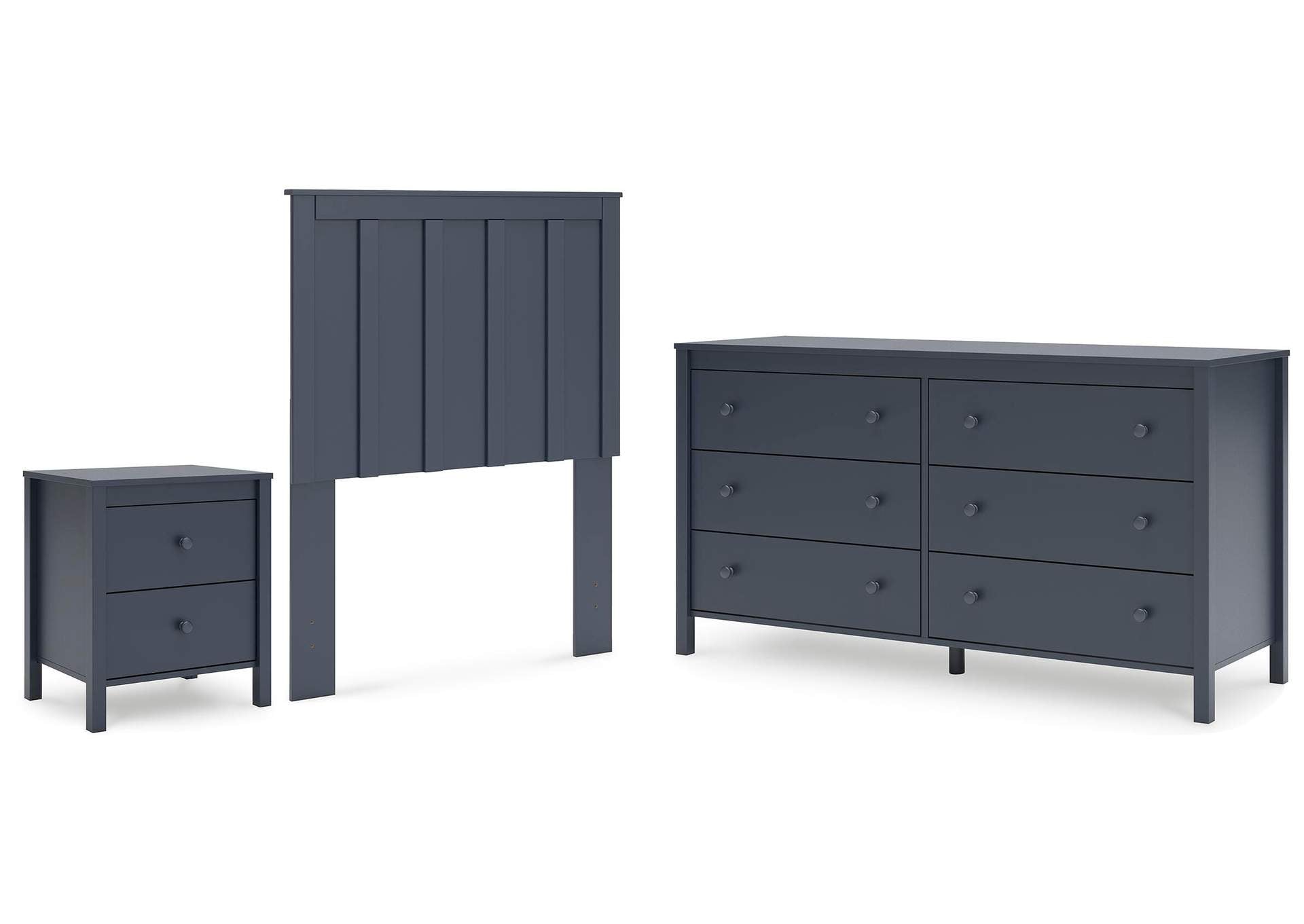 Simmenfort Twin Panel Headboard, Dresser and Nightstand