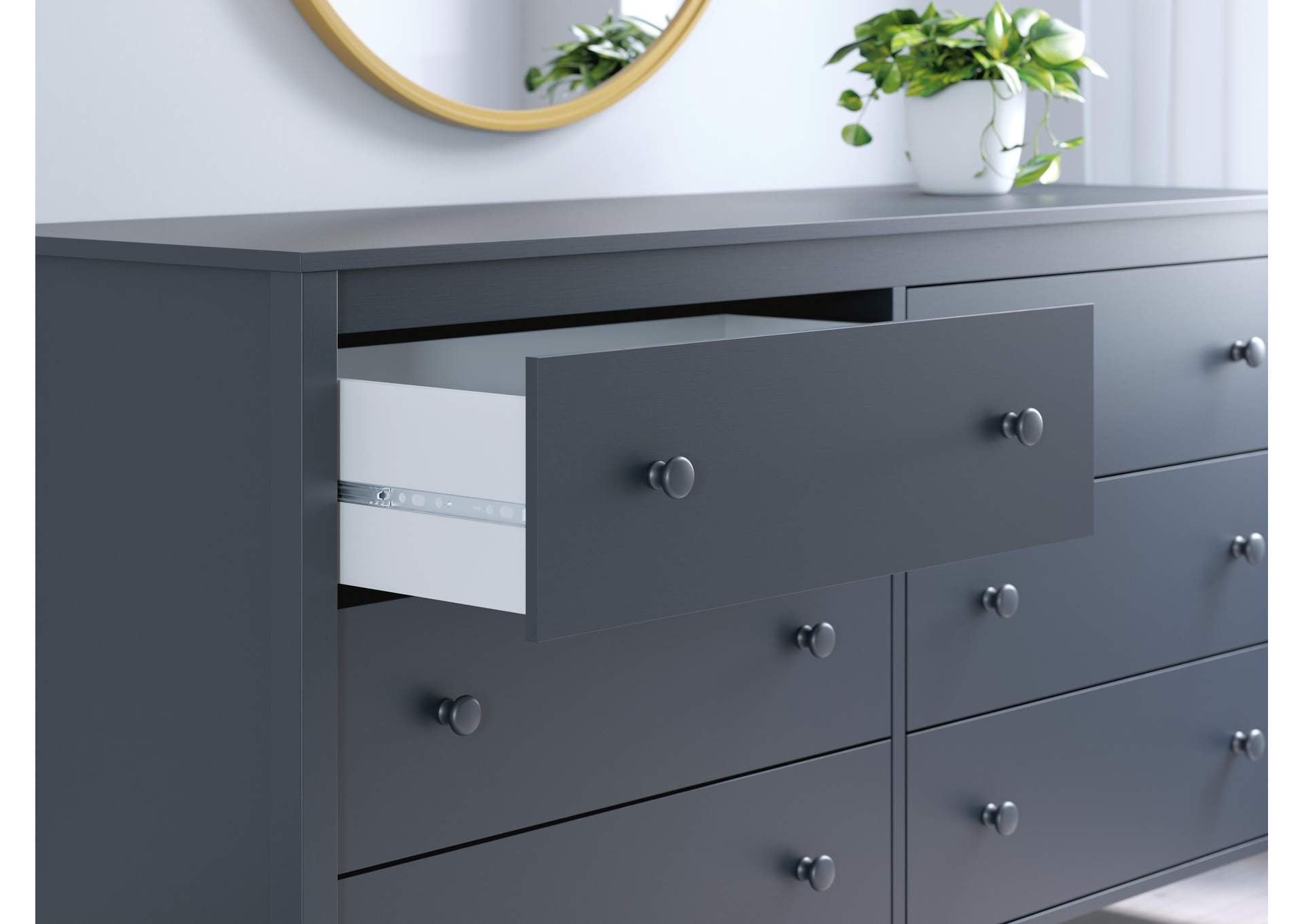 Simmenfort Twin Platform Bed, Dresser, Chest and 2 Nightstands detail