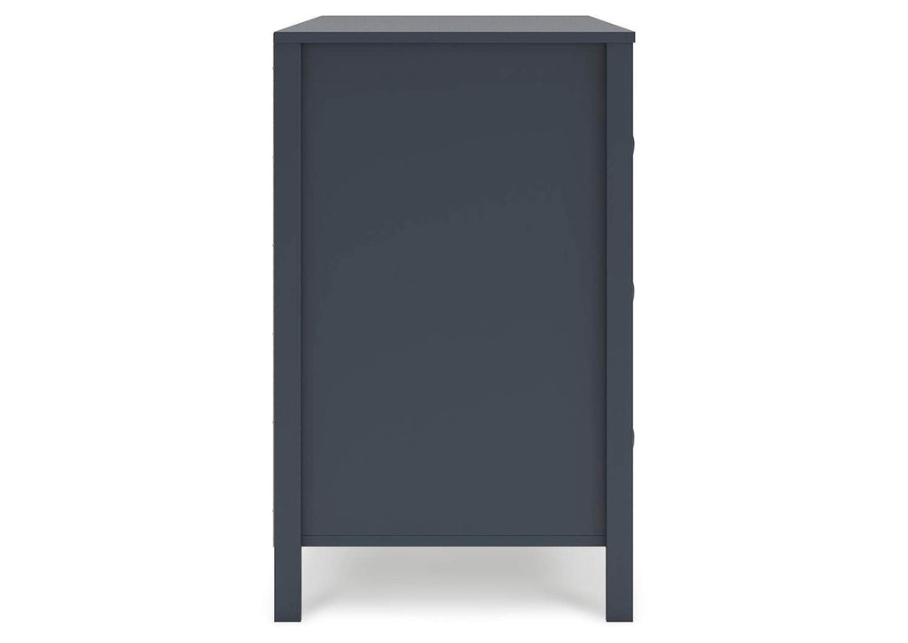 Simmenfort Twin Platform Bed, Dresser and Nightstand side view