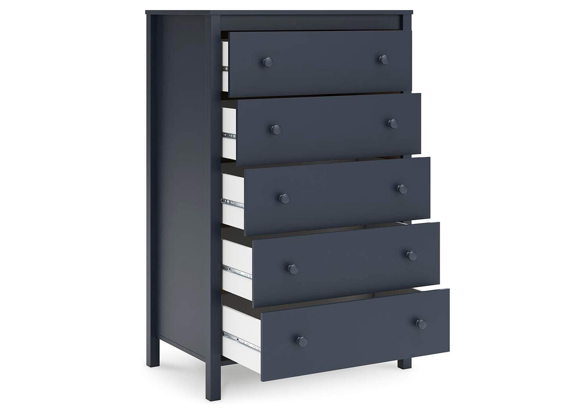 Simmenfort Full Platform Bed, Dresser, Chest and Nightstand angled view