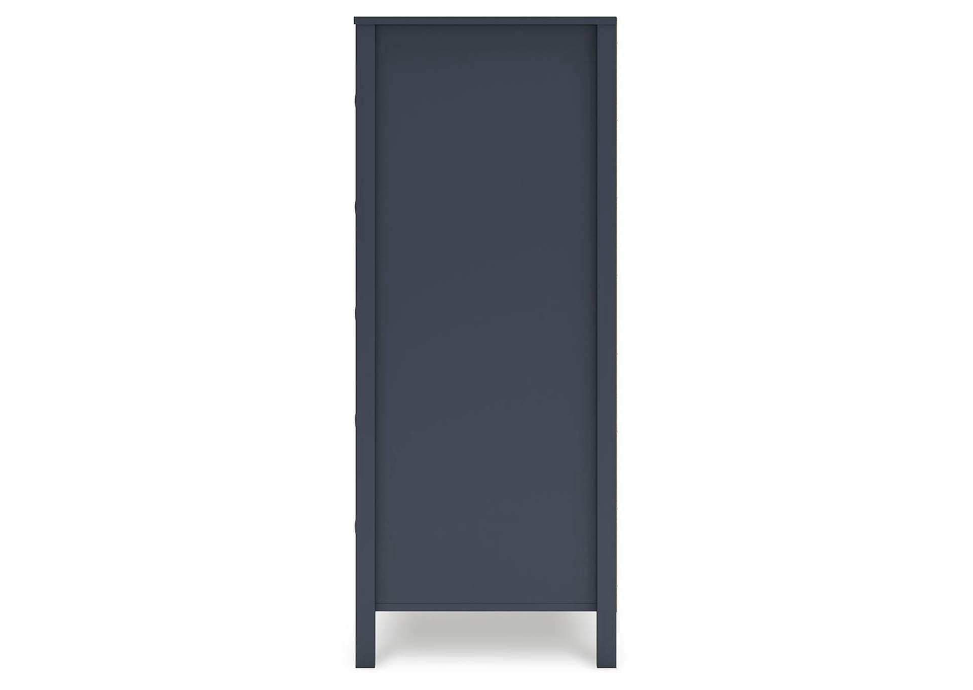 Simmenfort Twin Panel Headboard, Dresser and Chest side view