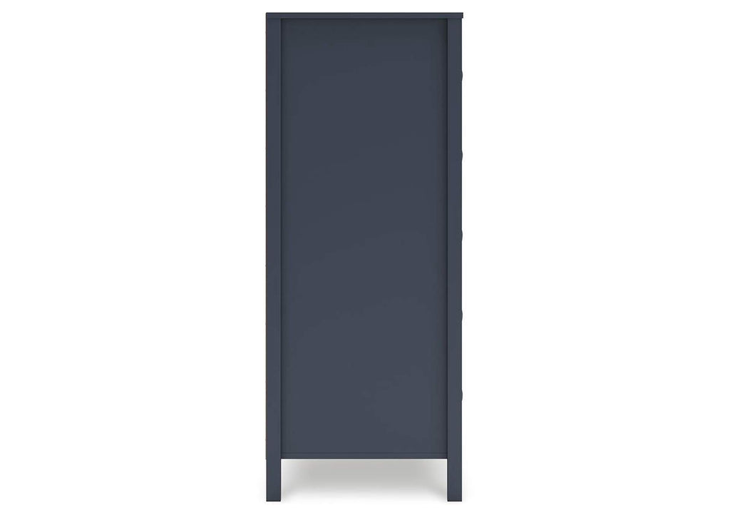 Simmenfort Twin Panel Headboard, Dresser, Chest and Nightstand side view