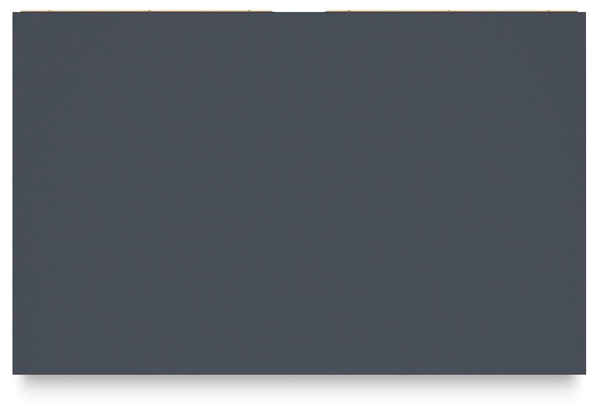 Simmenfort Chest of Drawers in Navy Blue, top view