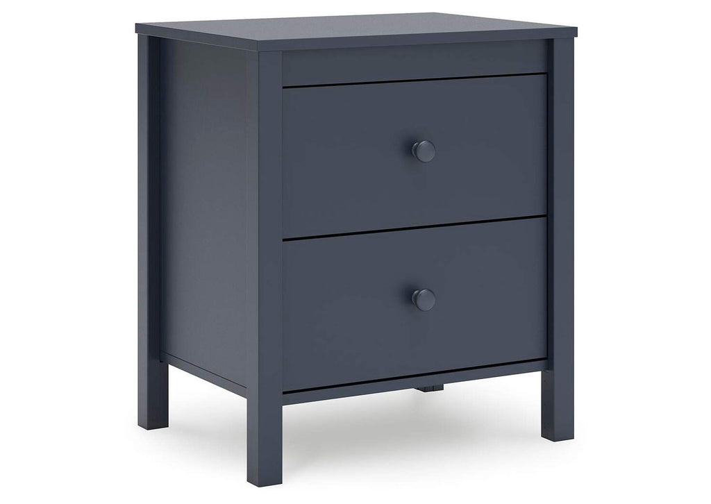 Simmenfort Twin Platform Bed and Nightstand angled view