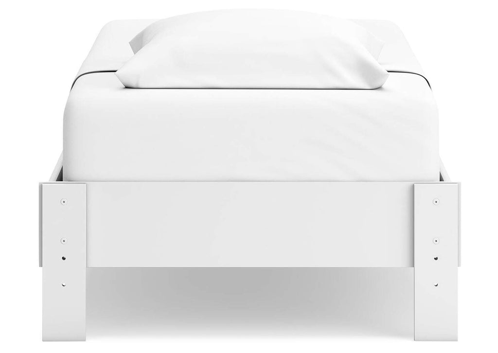 Hallityn Twin Platform Bed, Dresser, Chest and Nightstand