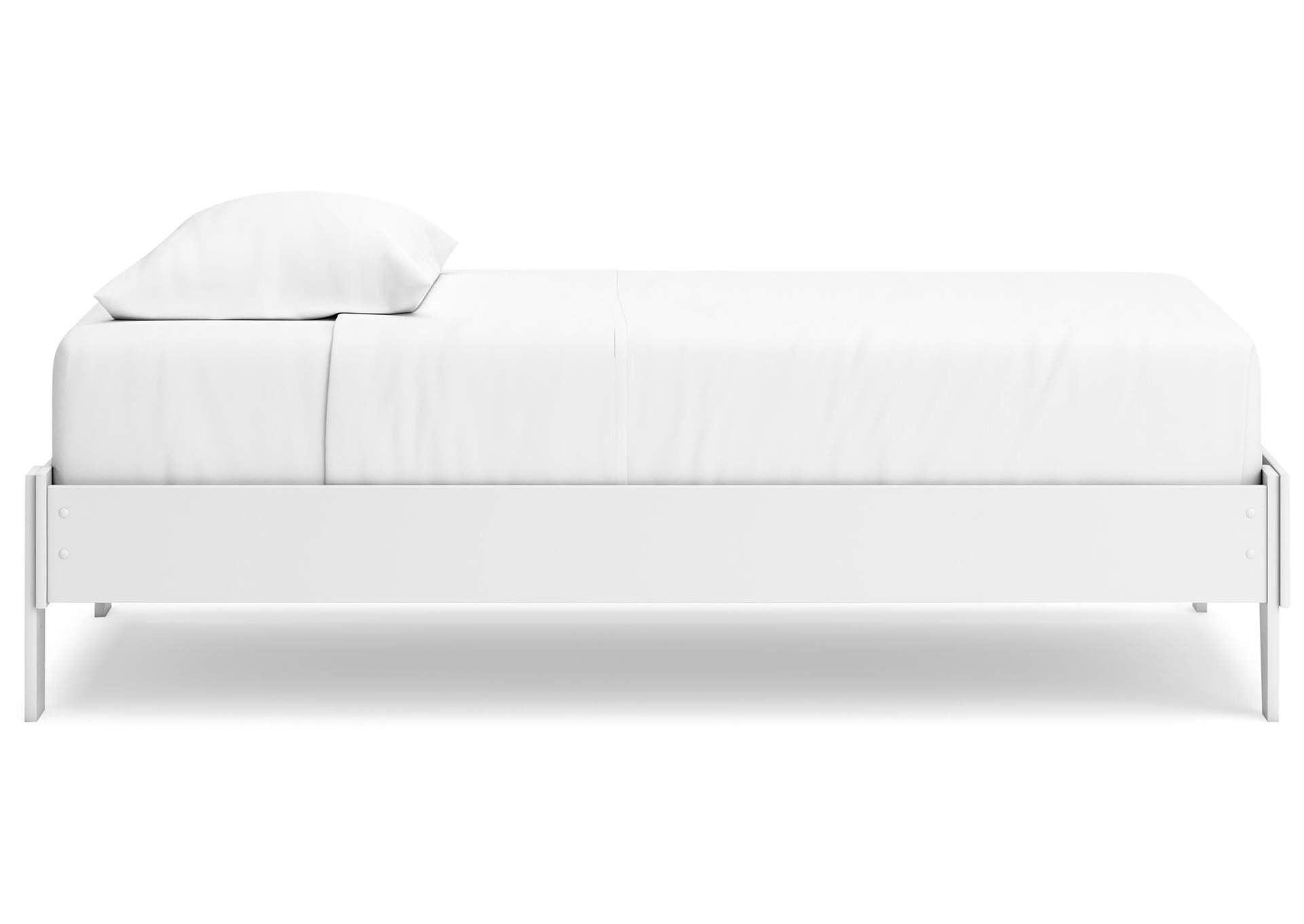 Hallityn Twin Platform Bed, Dresser, Chest and 2 Nightstands side view