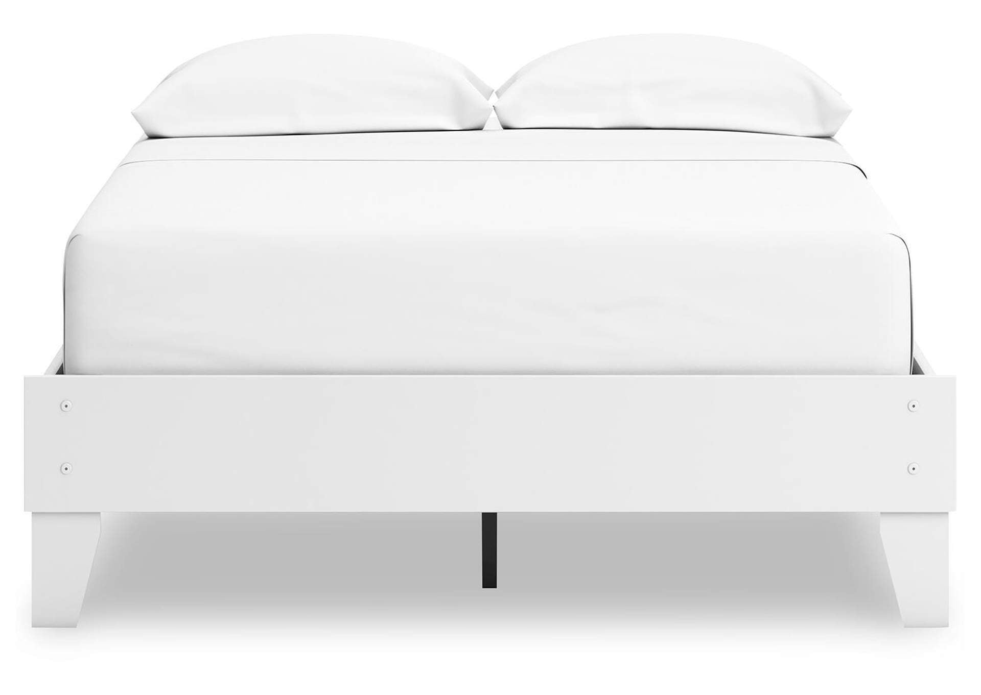 Hallityn Full Platform Bed and 2 Nightstands front view