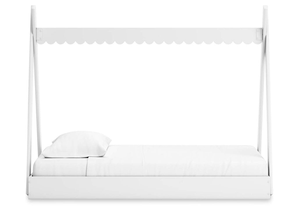 Hallityn Twin Tent Bed, Dresser and Chest side view