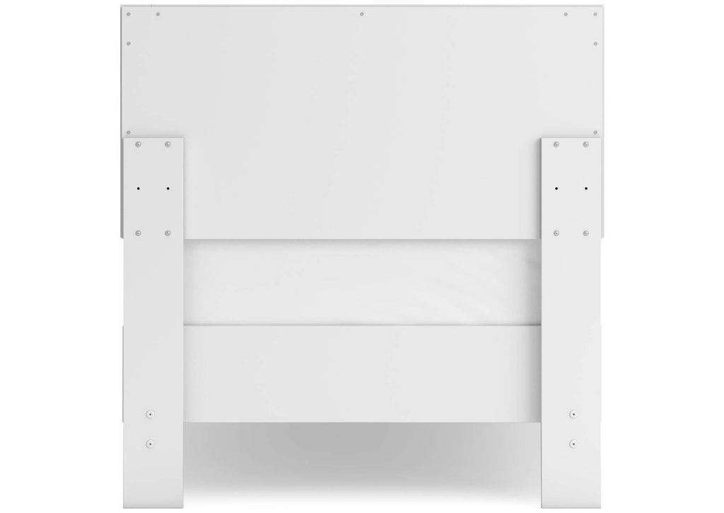 Hallityn Twin Panel Platform Bed, Dresser, Chest and Nightstand