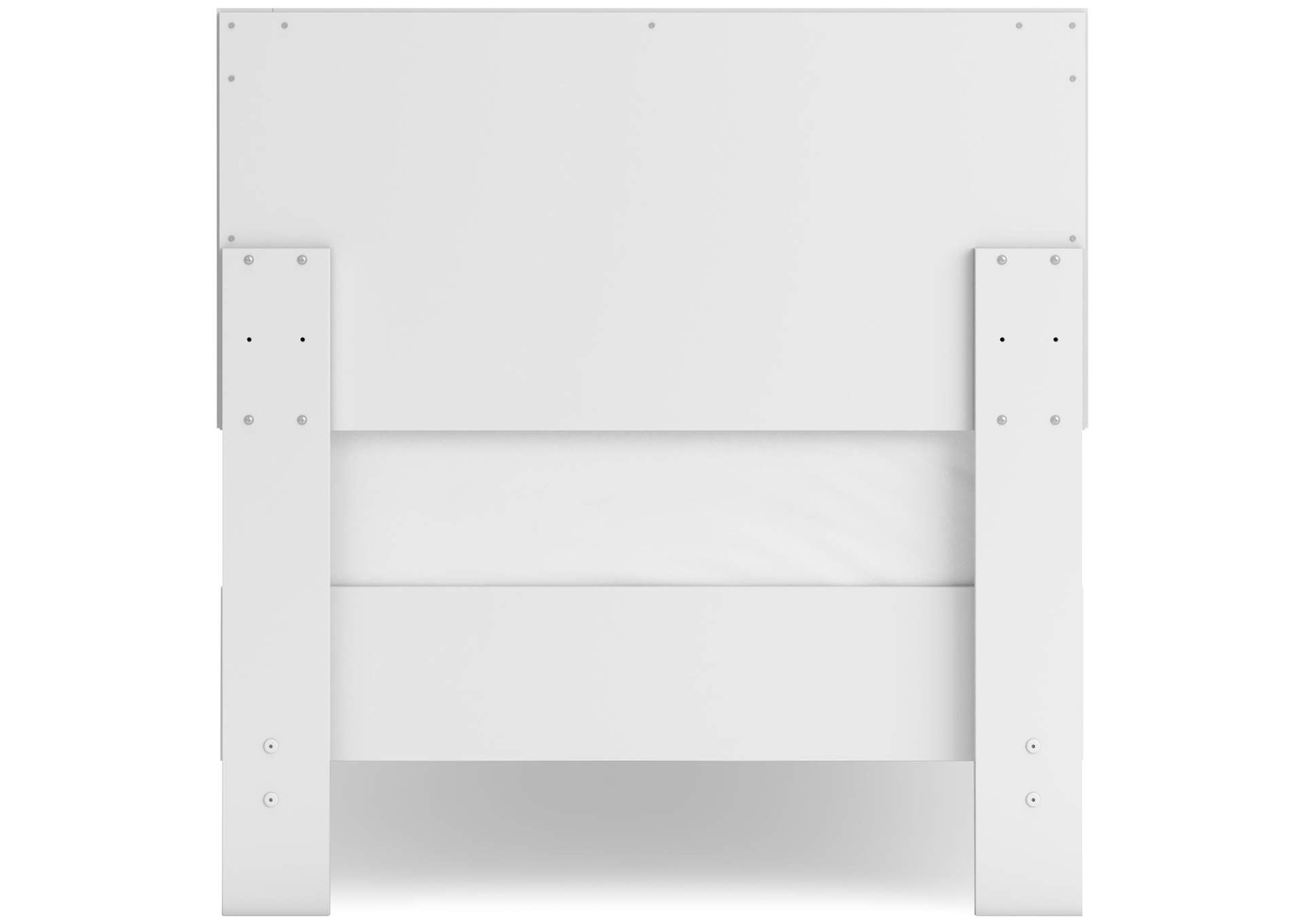 Hallityn Twin Panel Platform Bed and Dresser