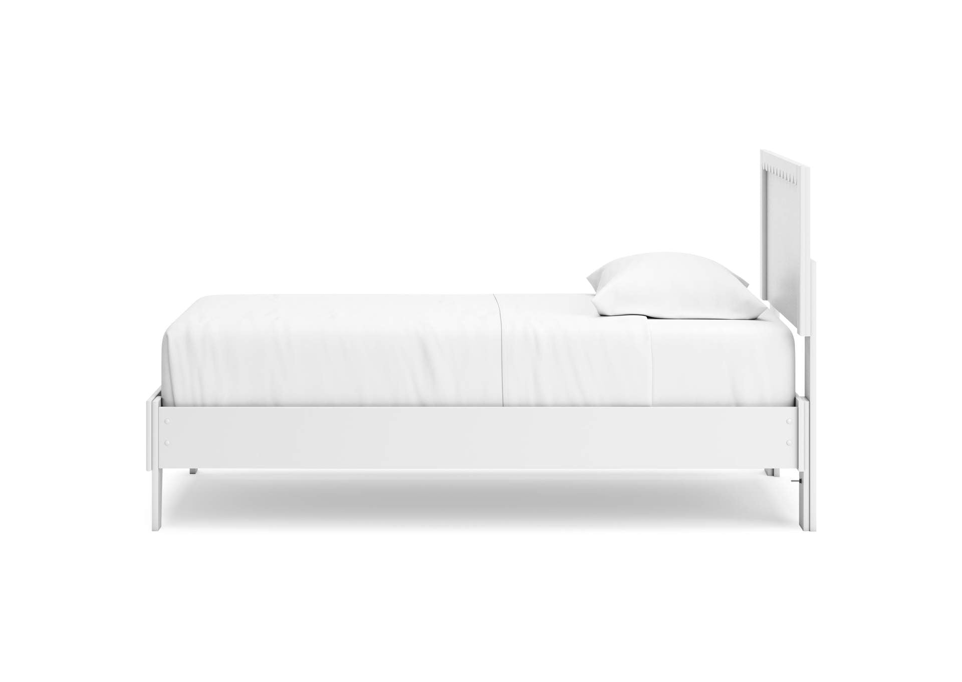 Hallityn Twin Panel Platform Bed and Dresser side view