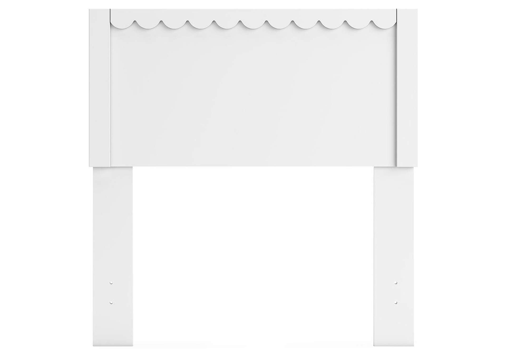 Hallityn Twin Panel Headboard and Dresser front view