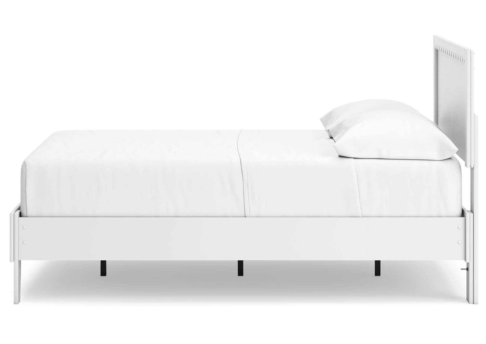 Hallityn Full Panel Platform Bed, Dresser and Chest side view