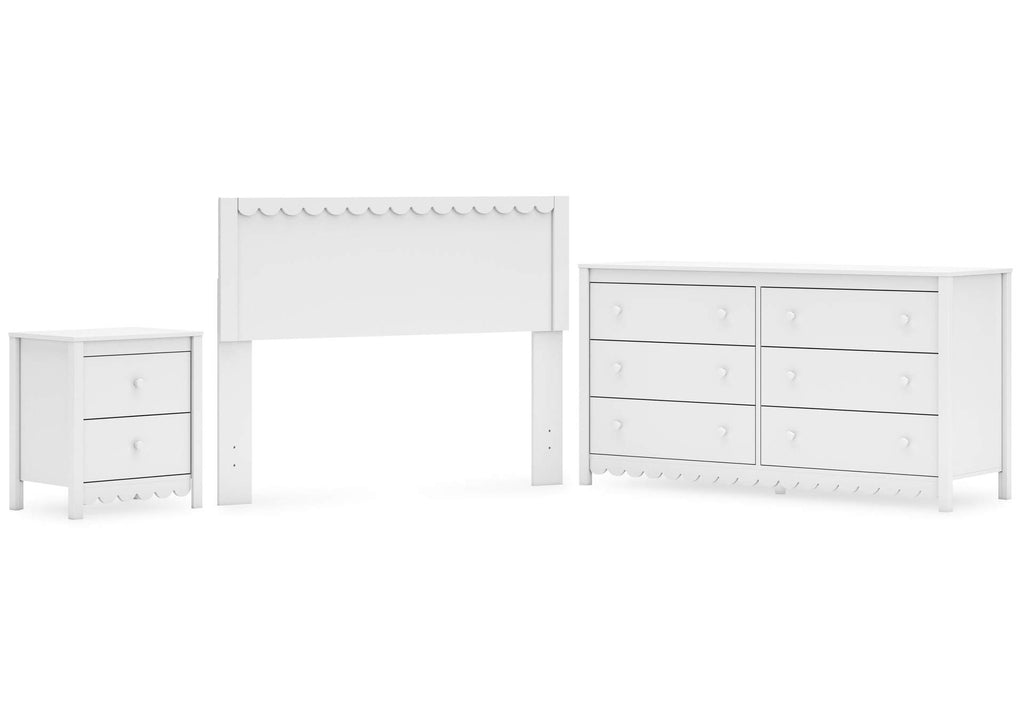 Hallityn Full Panel Headboard, Dresser and Nightstand