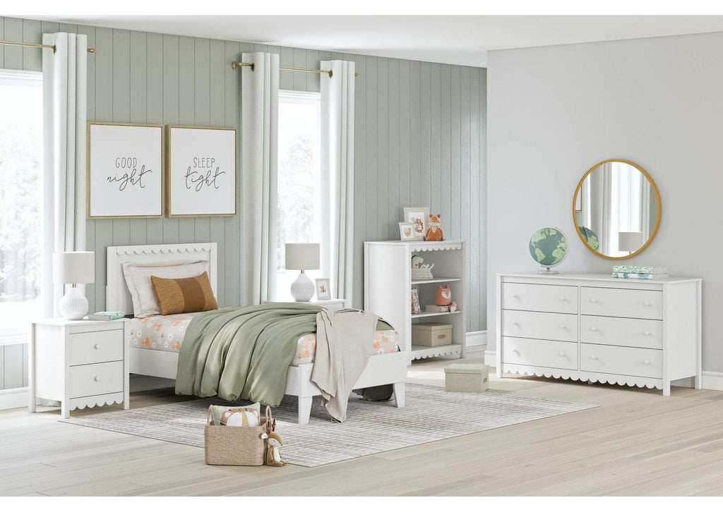 Hallityn Twin Panel Platform Bed