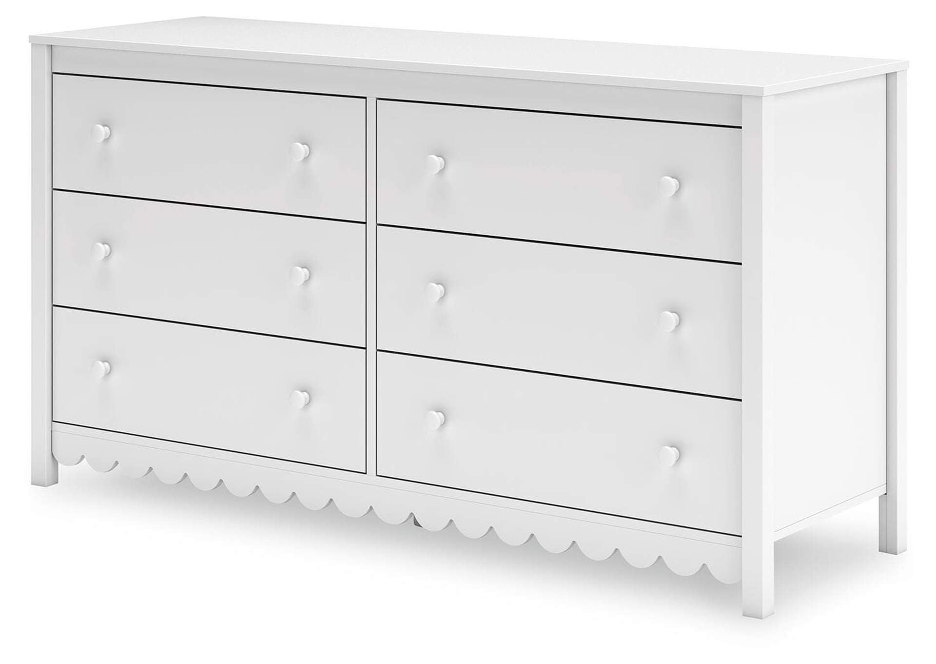 Hallityn Full Panel Platform Bed, Dresser and 2 Nightstands angled view
