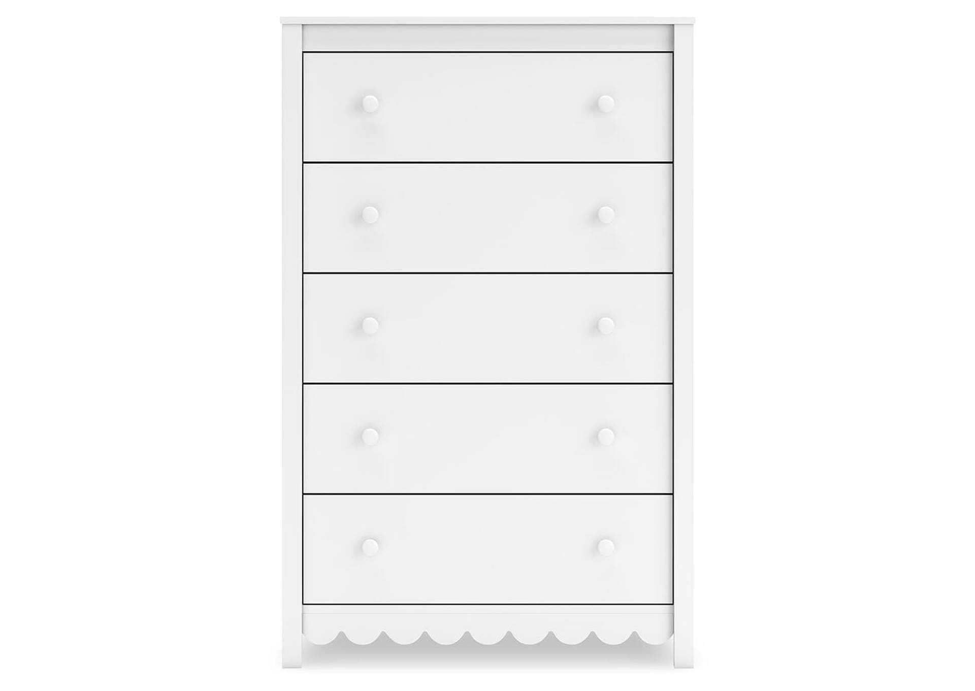 Hallityn Twin Panel Headboard, Dresser, Chest and Nightstand front view