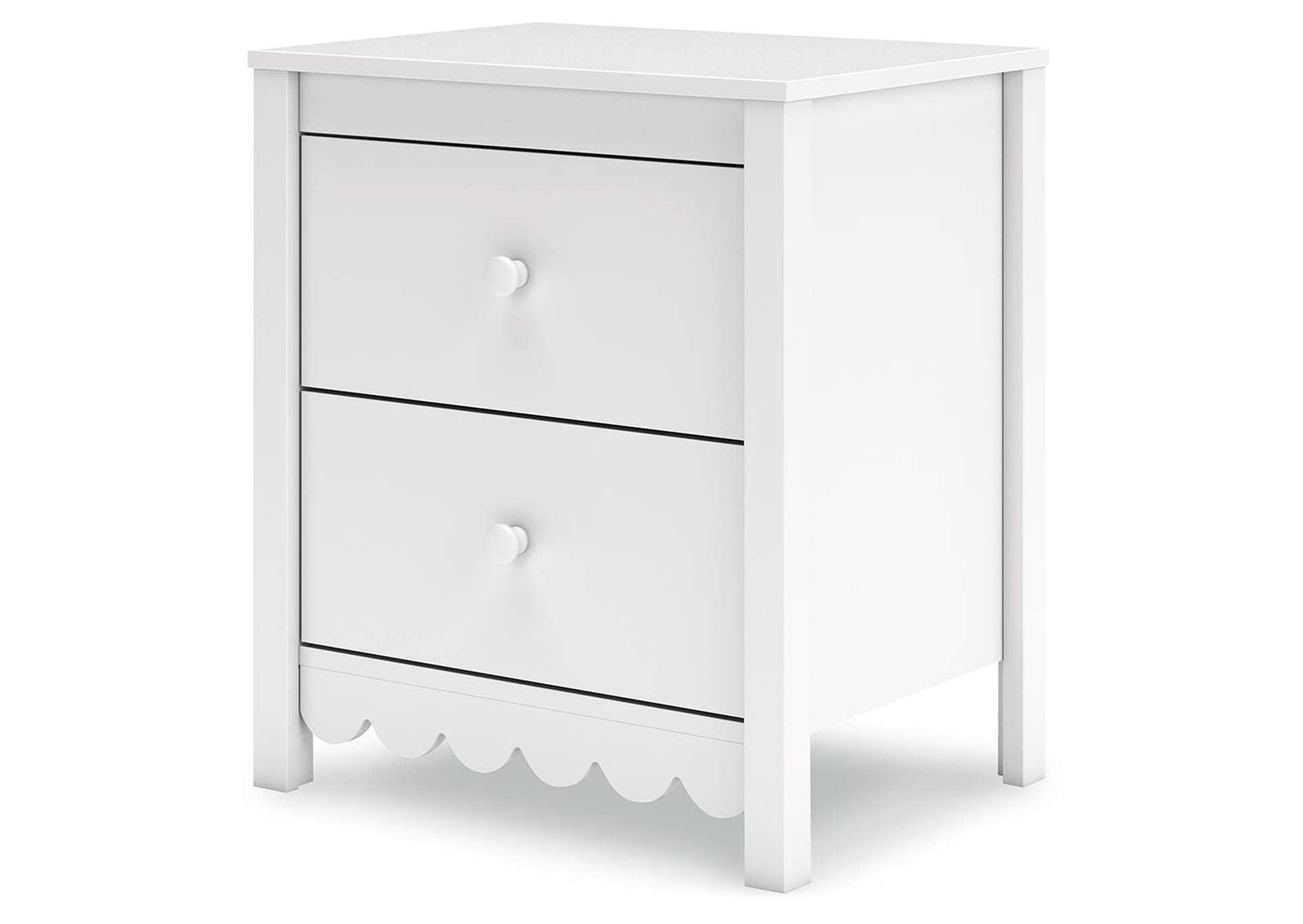 Hallityn Full Platform Bed, Dresser and Nightstand angled view