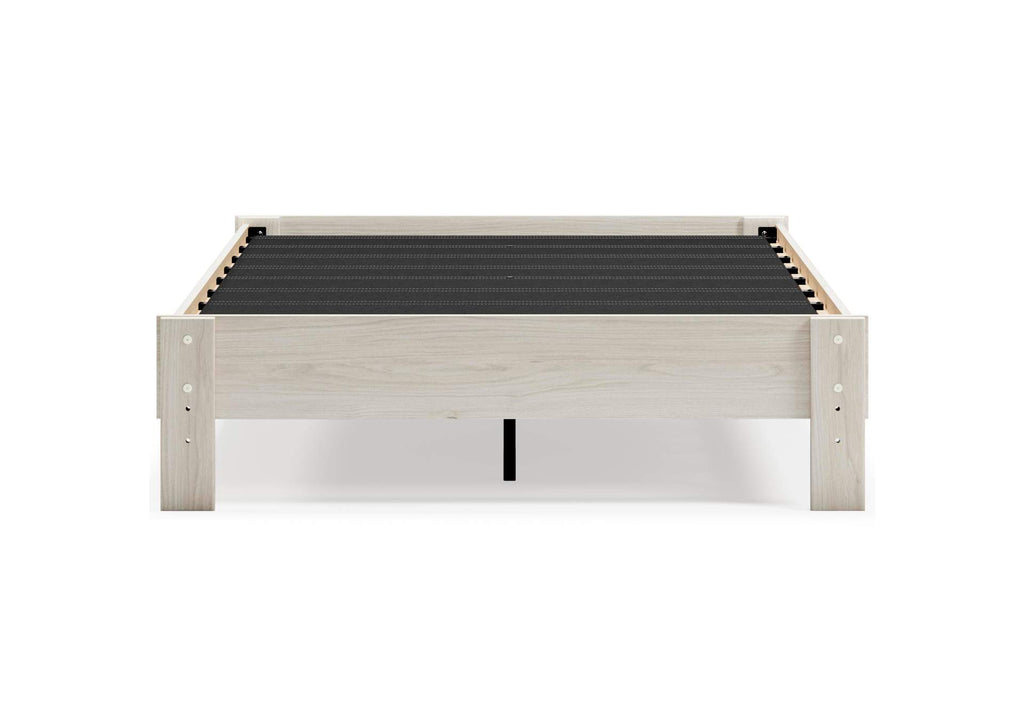 Socalle Full Platform Bed with Chime 12 Inch Plush Memory Foam Mattress