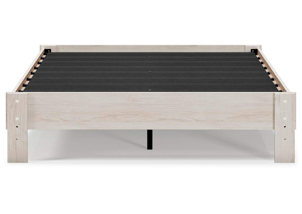 Socalle Queen Platform Bed and 2 Nightstands