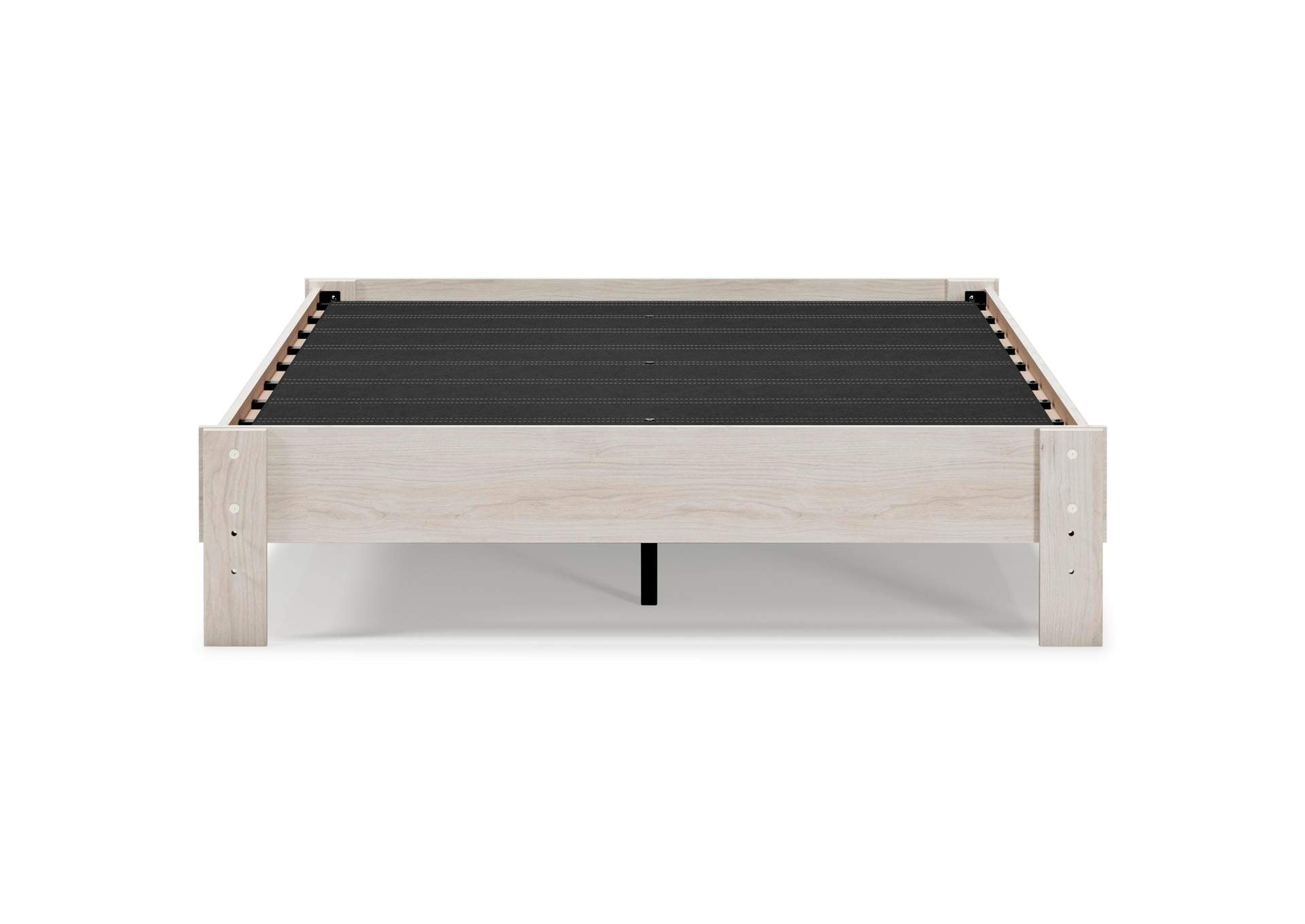 Socalle Queen Platform Bed with Chime 10 Inch Medium Hybrid Mattress