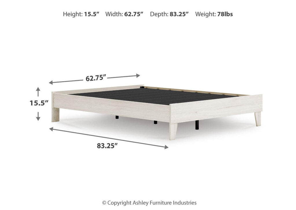 Socalle Queen Platform Bed with Chime 8 Inch Firm Innerspring Mattress dimensions