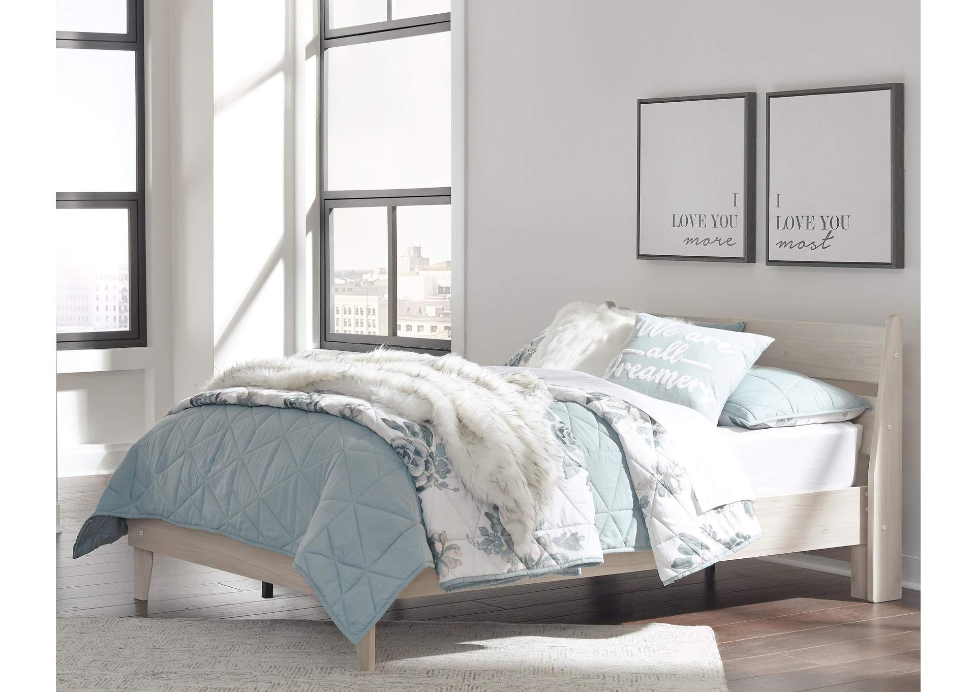 Socalle Full Panel Platform Bed room view