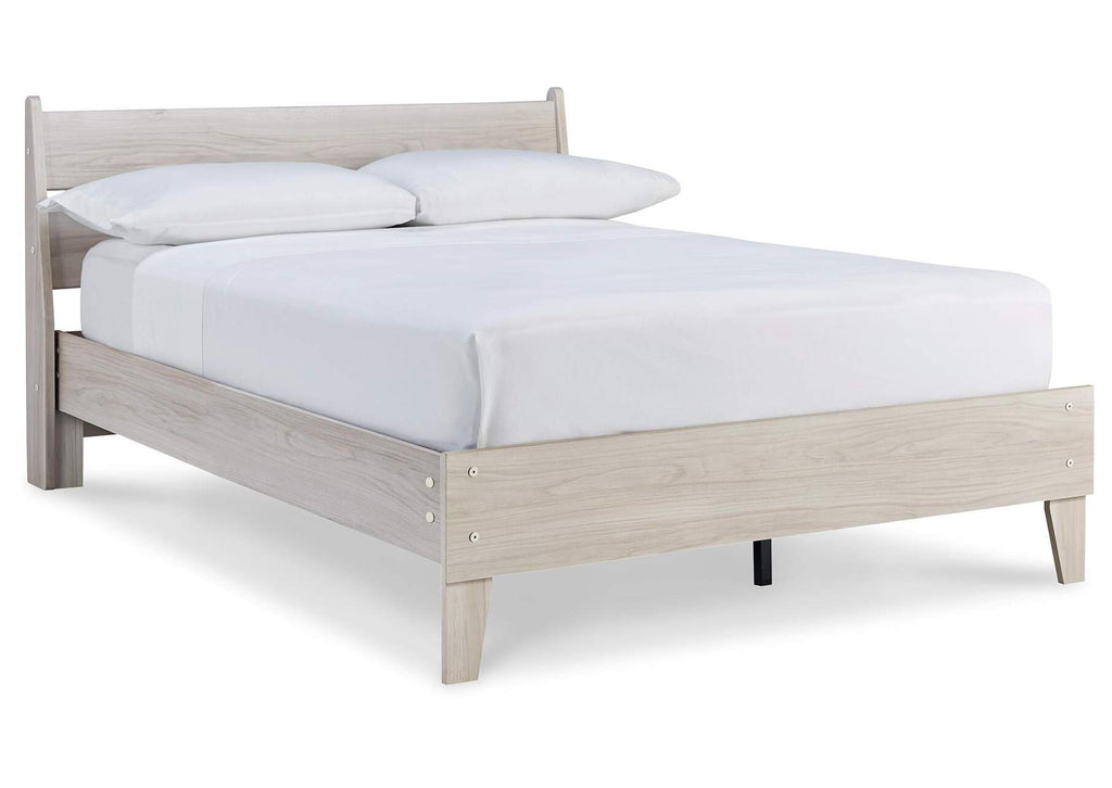 Socalle Full Panel Platform Bed angled view