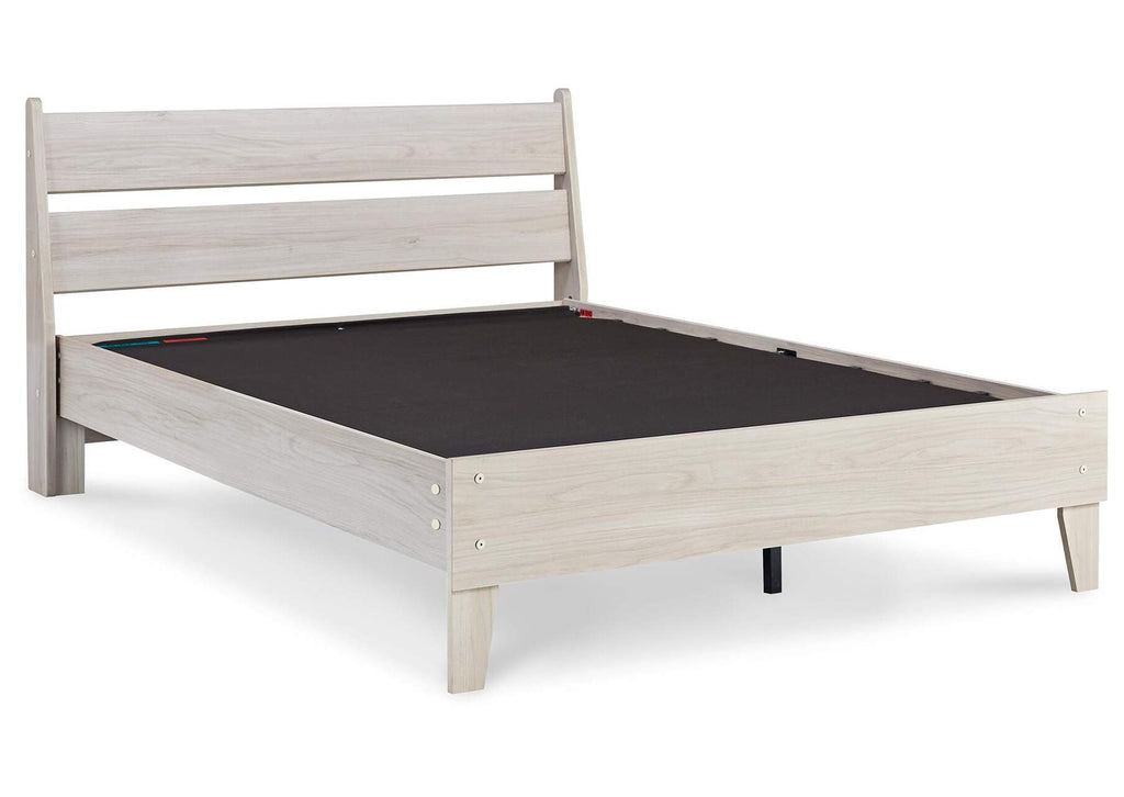 Socalle Full Panel Platform Bed angled view