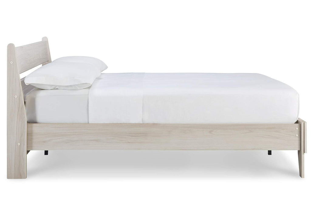 Socalle Full Panel Platform Bed side view