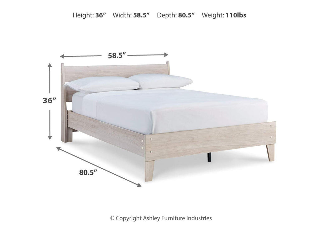 Socalle Full Panel Platform Bed dimensions