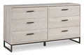 Socalle Dresser in Light Natural, closed view
