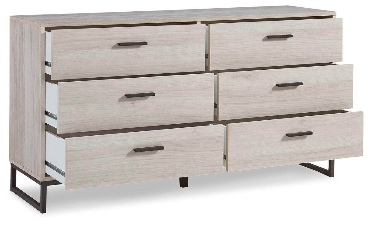 Socalle Dresser in Light Natural, open view