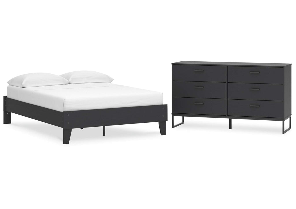 Socalle Full Platform Bed and Dresser