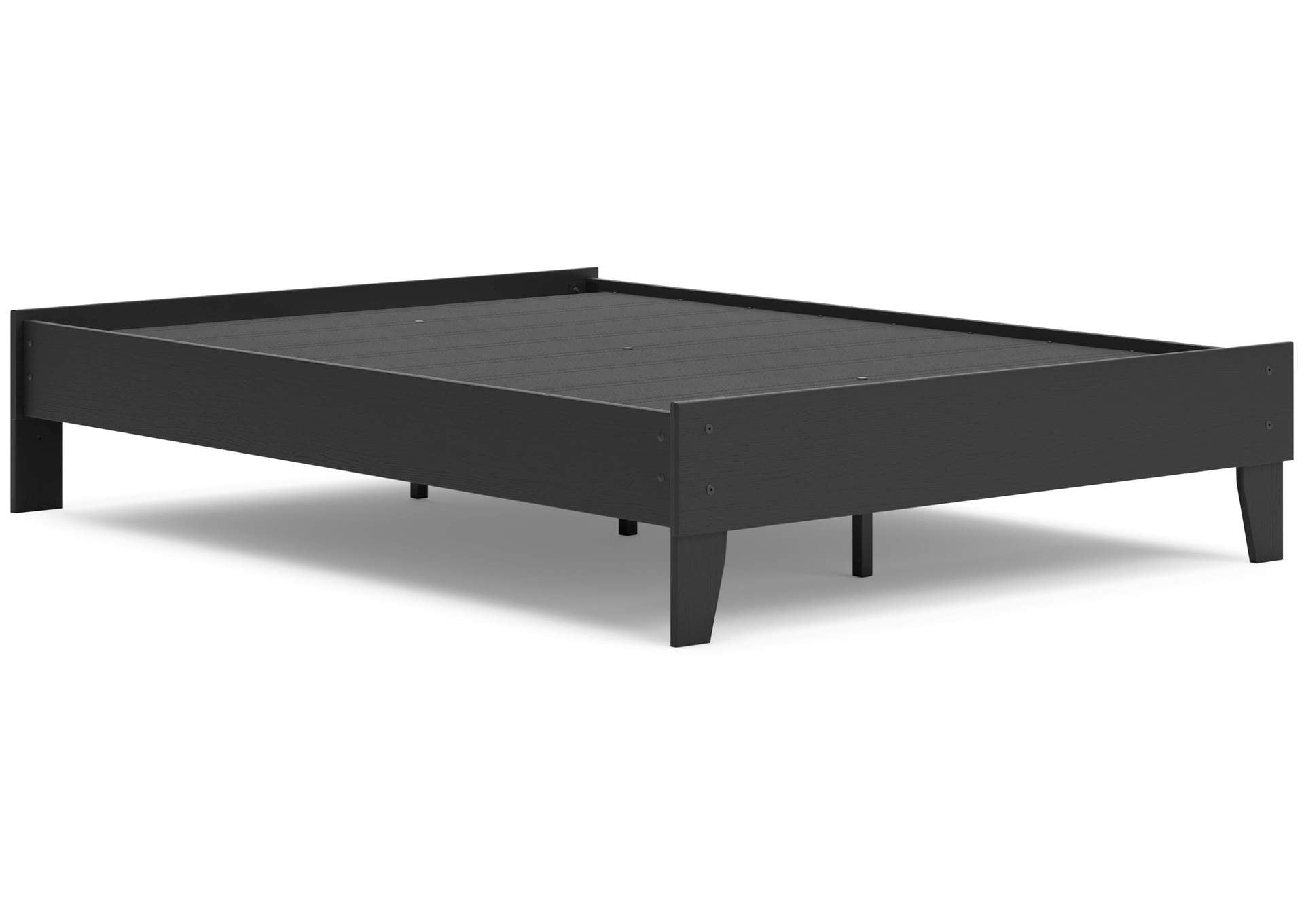 Socalle Full Platform Bed, Dresser and Nightstand angled view