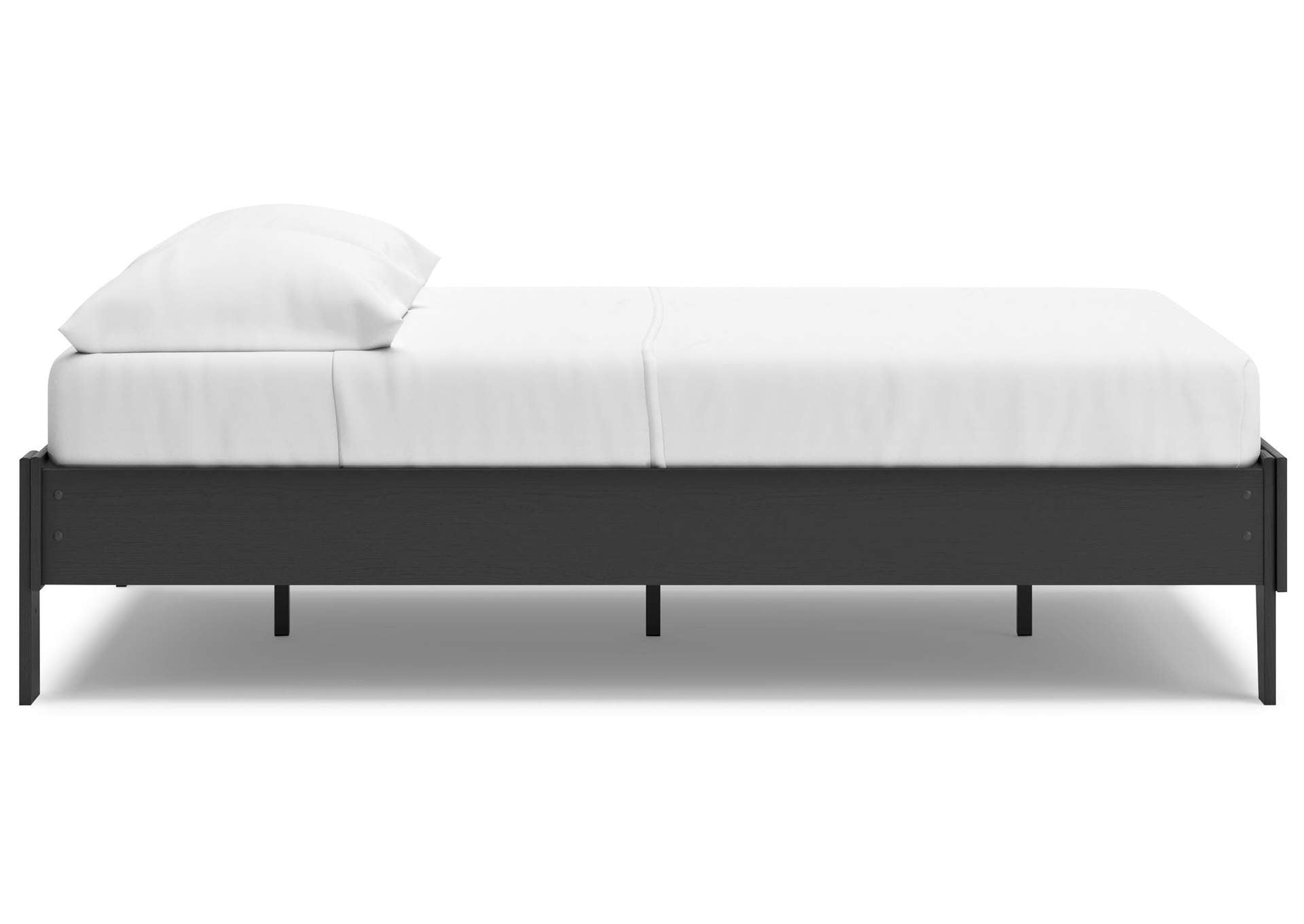 Socalle Full Platform Bed, Dresser and Nightstand side view