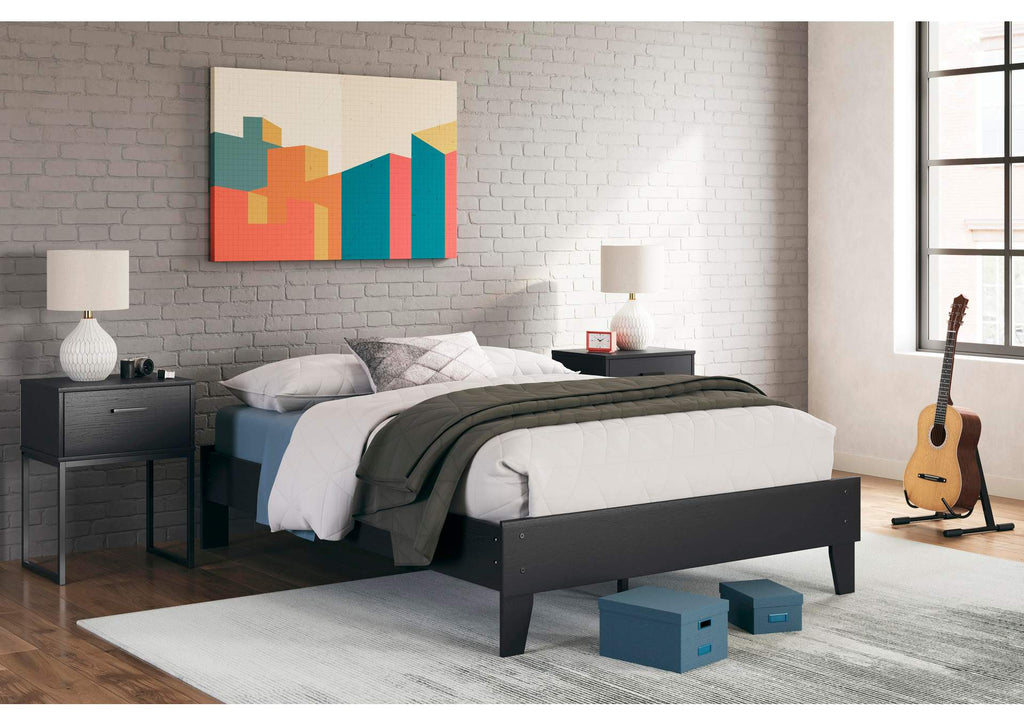 Socalle Full Platform Bed, Dresser and 2 Nightstands