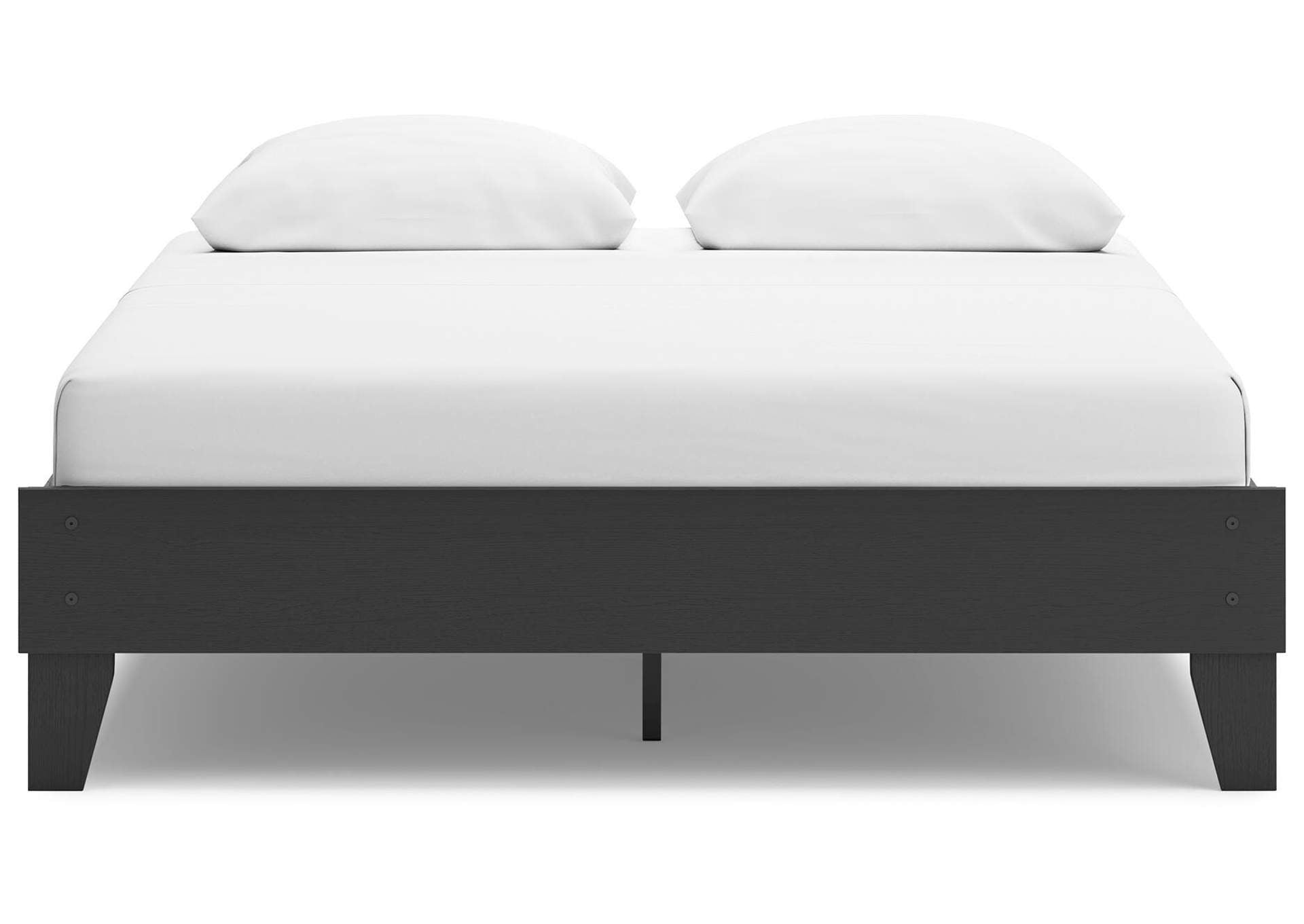 Socalle Queen Platform Bed, Dresser and Nightstand front view