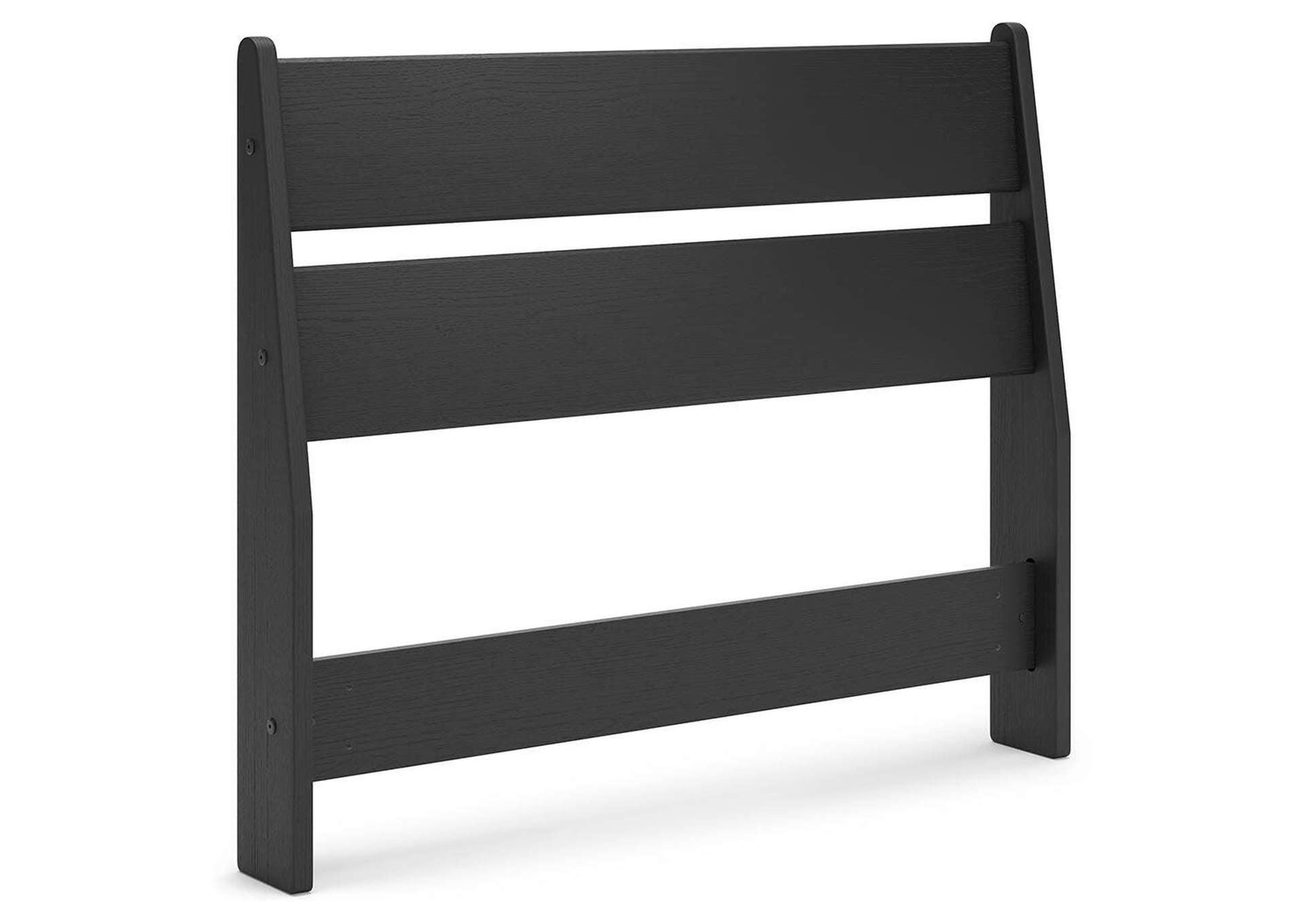 Socalle Twin Panel Headboard and Nightstand angled view
