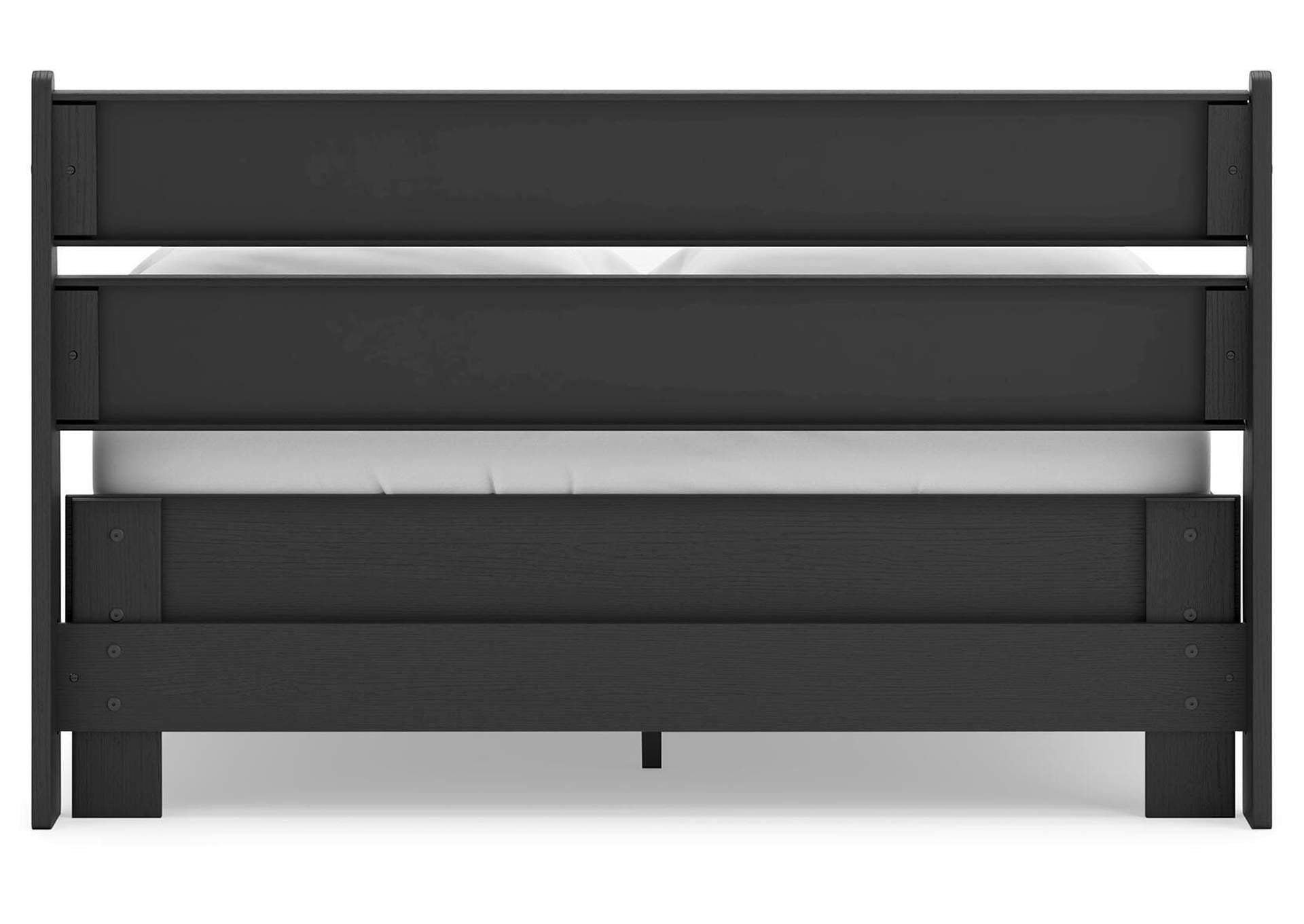 Socalle Full Panel Platform Bed, Dresser and Nightstand