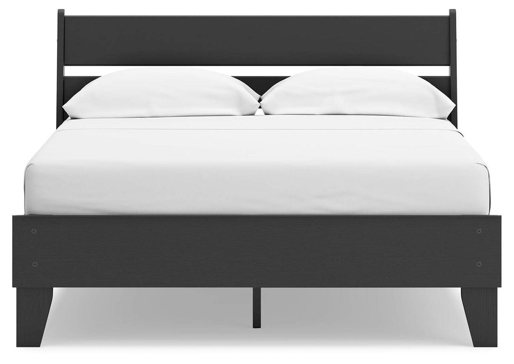 Socalle Full Panel Platform Bed, Dresser and Chest front view