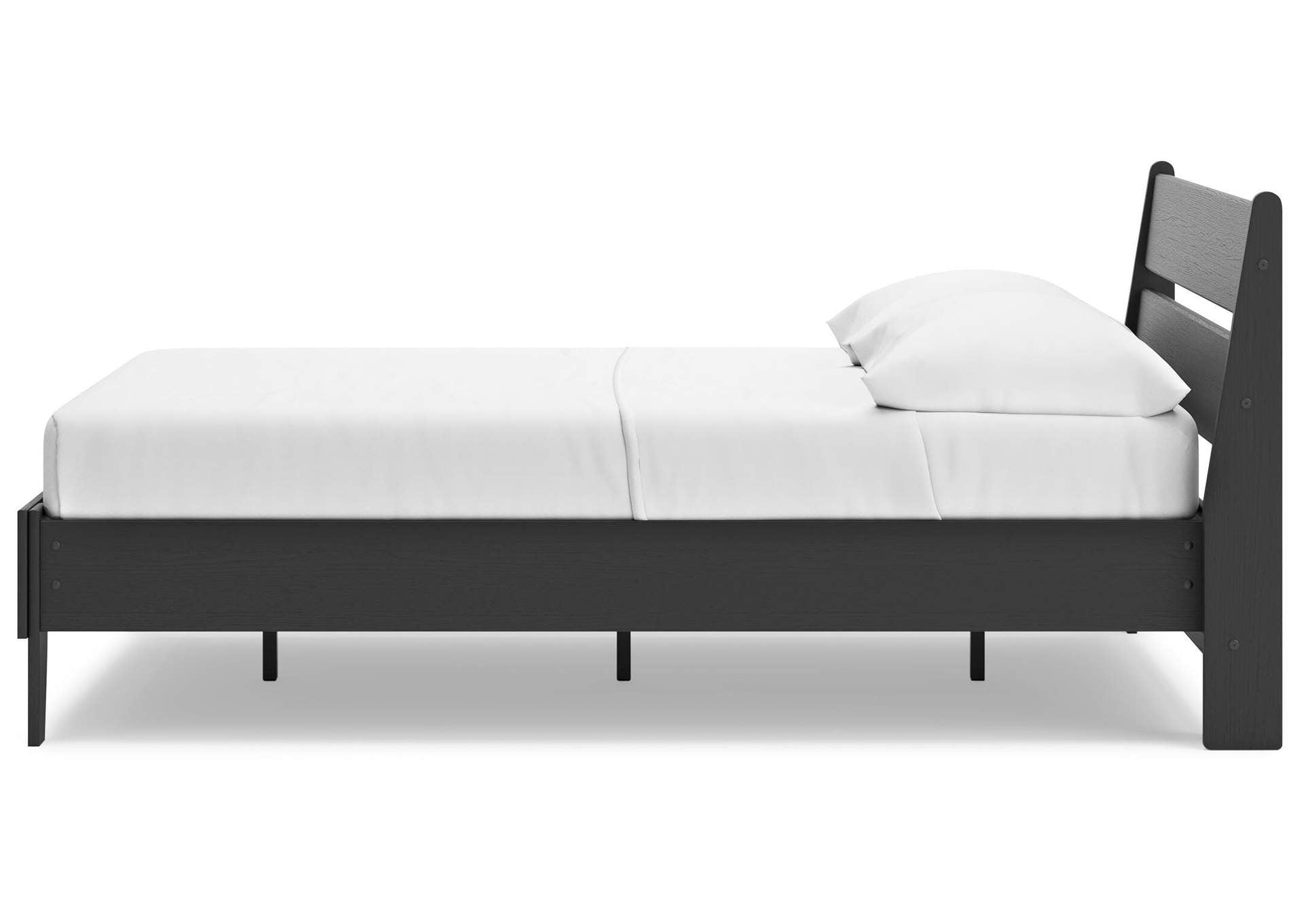 Socalle Full Panel Platform Bed, Dresser, Chest and 2 Nightstands side view