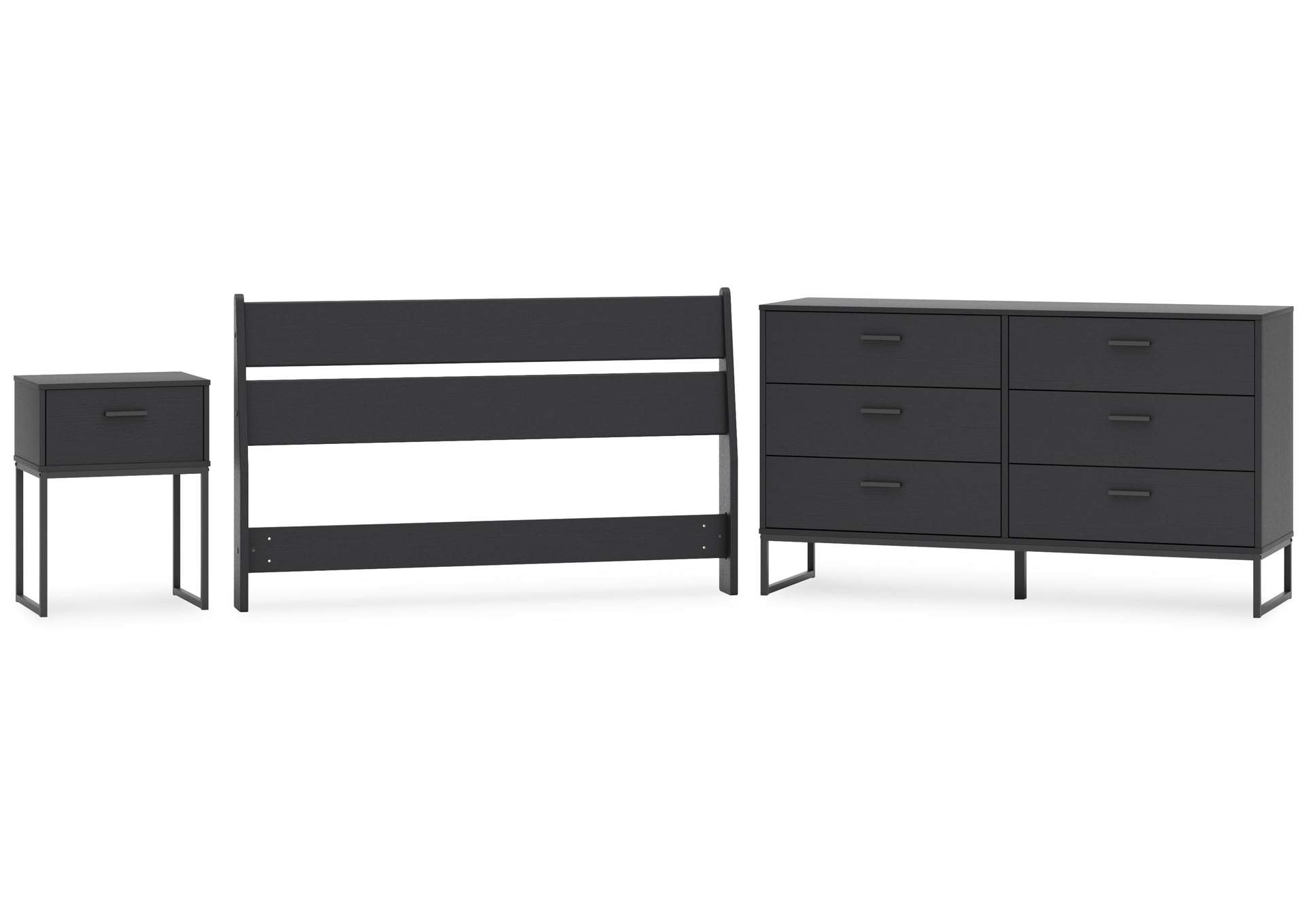 Socalle Full Panel Headboard, Dresser and Nightstand