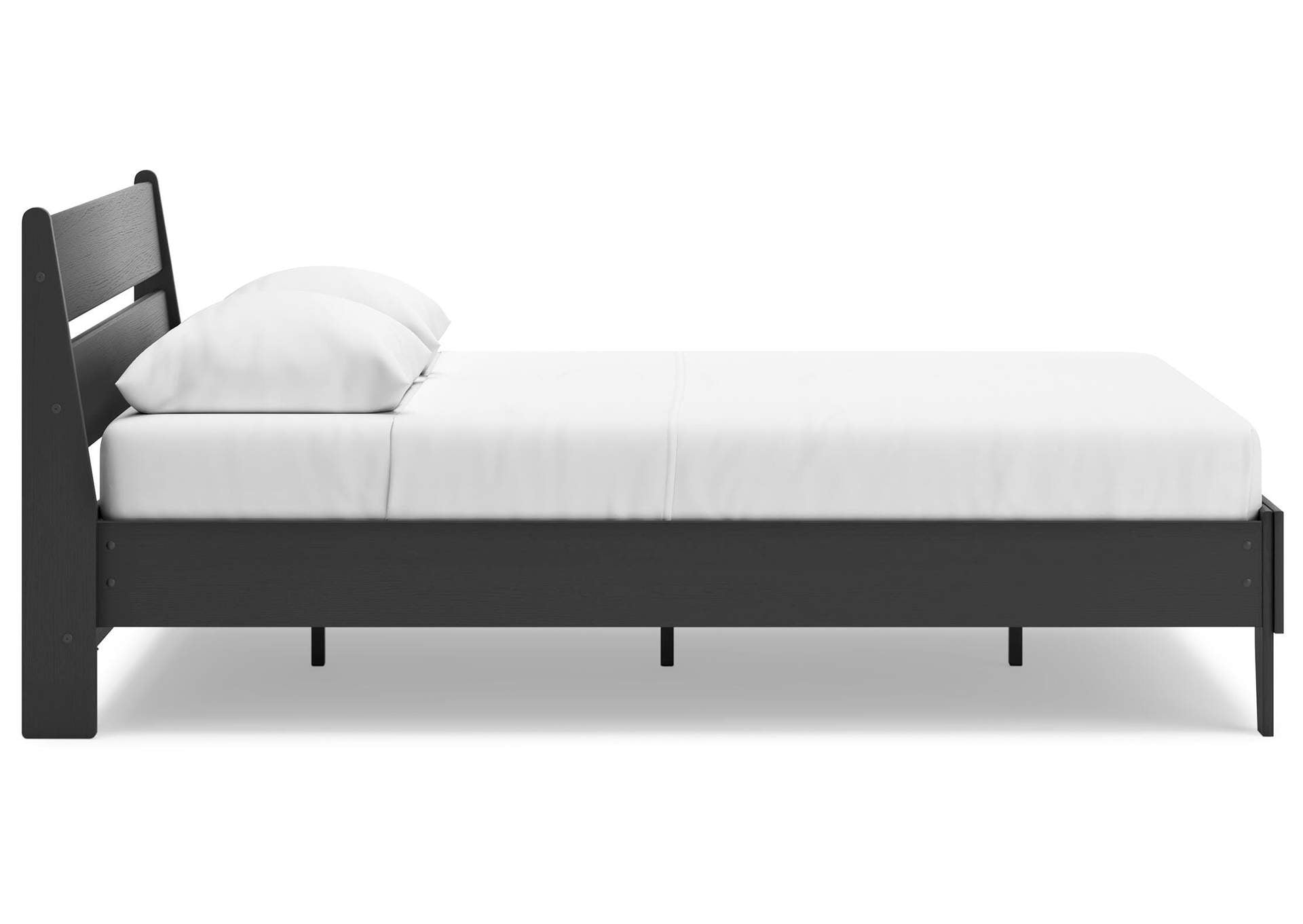Socalle Queen Panel Platform Bed side view