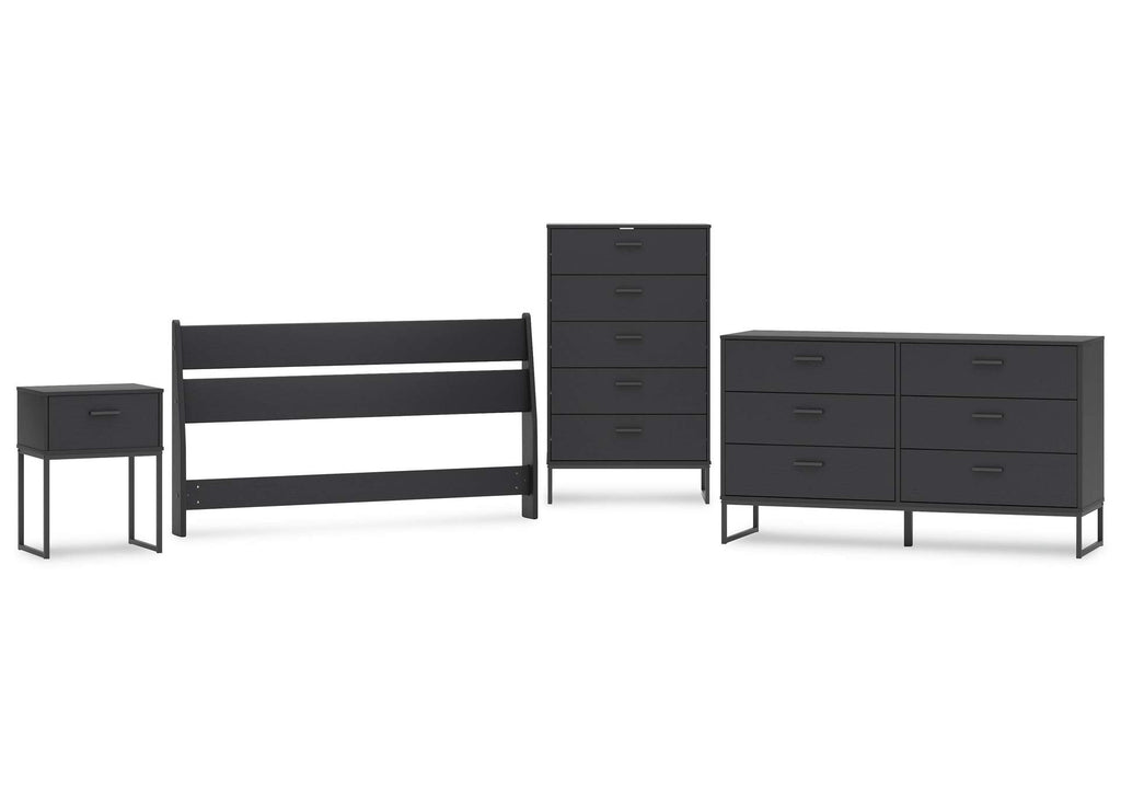 Socalle Queen Panel Headboard, Dresser, Chest and Nightstand