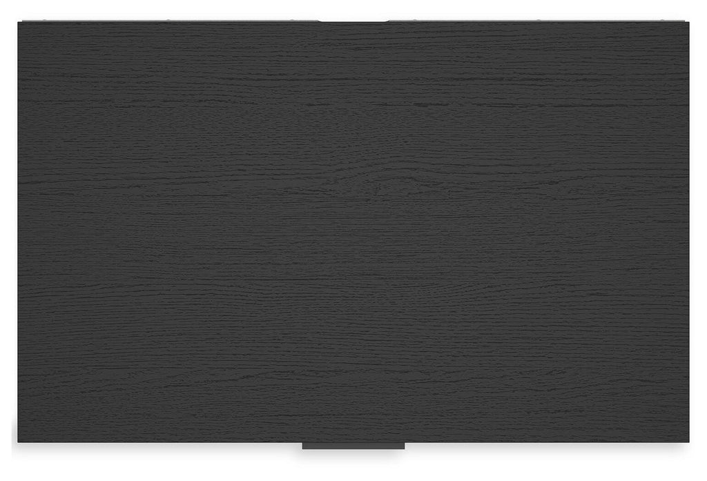 Socalle Chest of Drawers in Black, top view
