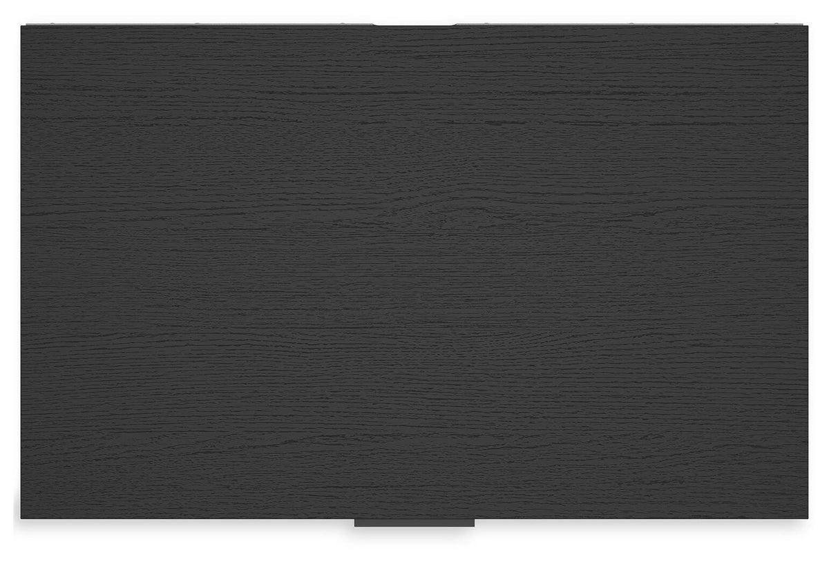 Socalle Chest of Drawers in Black, top view