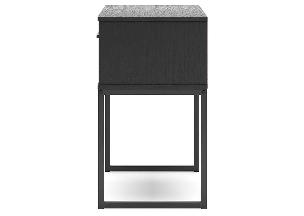 Socalle Twin Platform Bed, Dresser and 2 Nightstands side view