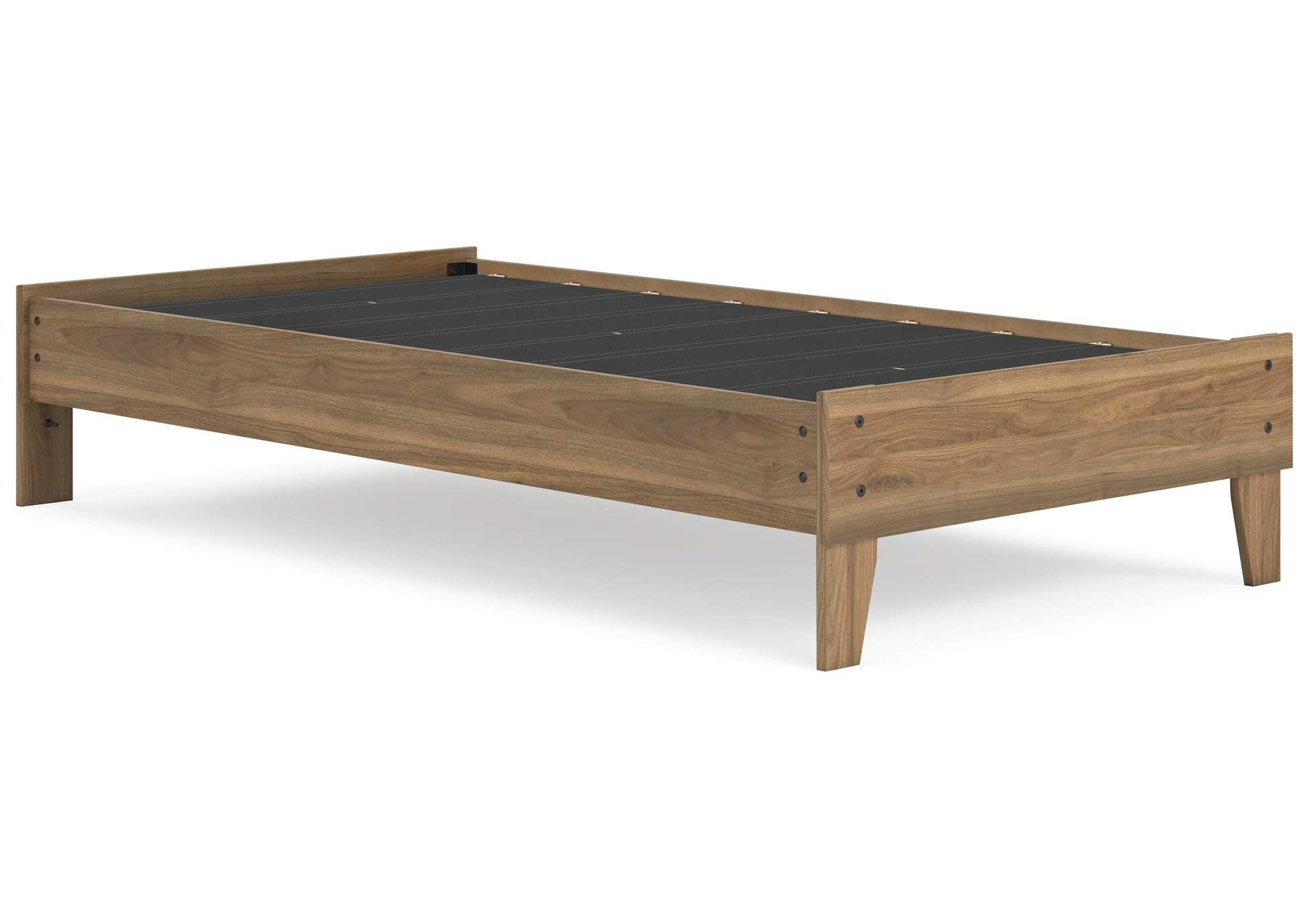 Deanlow Twin Platform Bed, Dresser and 2 Nightstands angled view